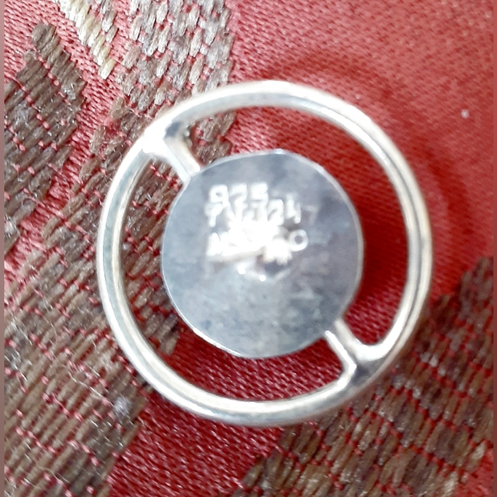 Sterling Silver Circular Earrings - image 5